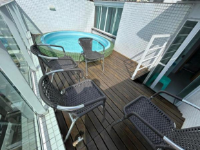 Flat 502 com piscina privativa - 02 quartos